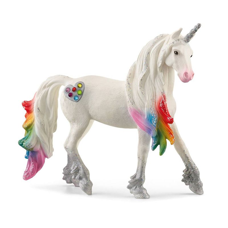 Foto van Schleich bayala regenboog eenhoorn merrie - 70726