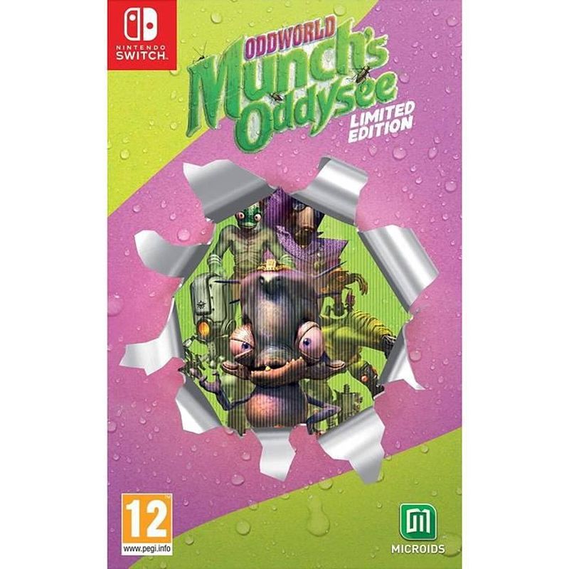 Foto van Oddworld munch's oddysee limited edition switch game