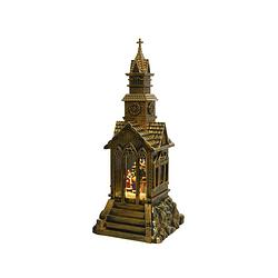 Foto van Led kerk bo l14b14h34cm-2l w.wit