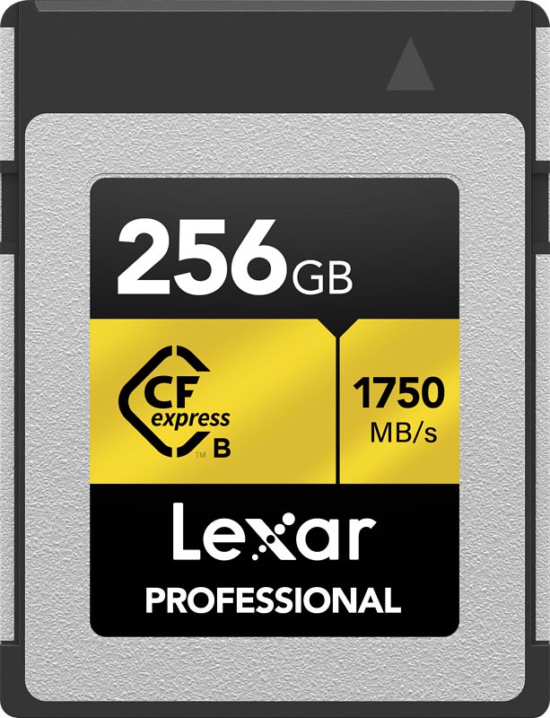 Foto van Lexar professional gold 256gb cfexpress type b