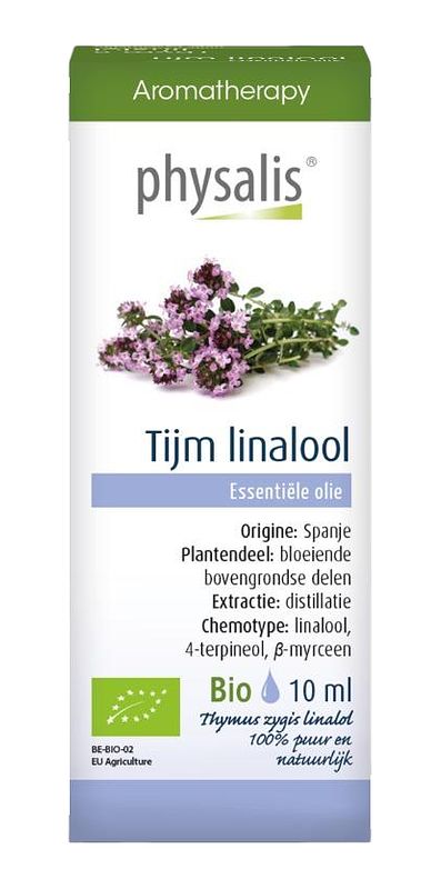 Foto van Physalis aromatherapie tijm linalool 10ml