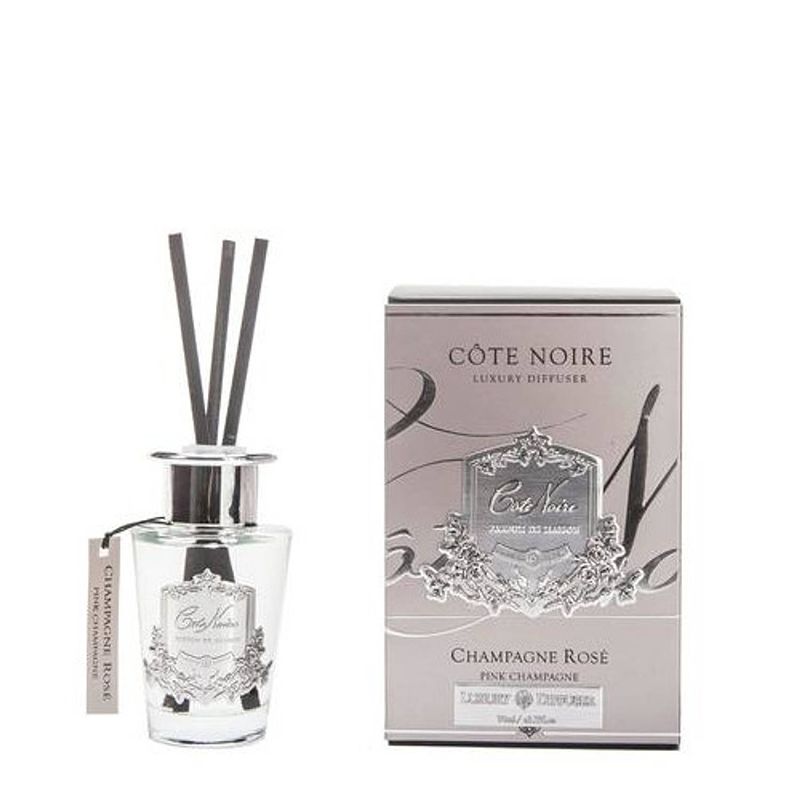 Foto van Geurstokjes pink champagne 90ml zilver - cote noire