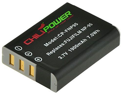 Foto van Chilipower np-95 accu voor fujifilm - 1900mah