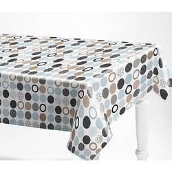 Foto van Wicotex-tafelzeil-tafelkleed bely grijs 140x240cm-afneembaar-afwasbaar