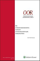 Foto van De cyberverzekering vanuit civielrechtelijk perspectief - paperback (9789013165210)