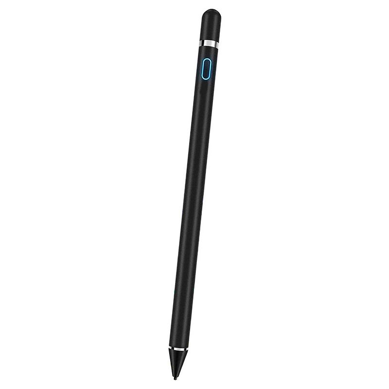 Foto van Basey stylus pen universeel active touch pen voor tablet en smartphone - zwart