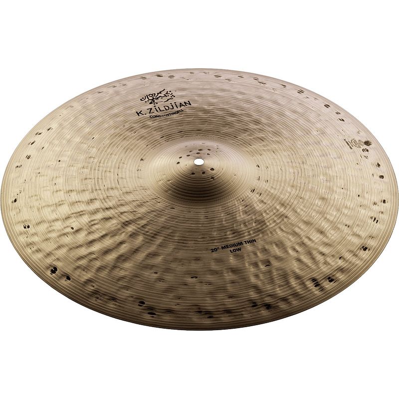 Foto van Zildjian k1113 k constantinople 20 inch medium thin ride, low