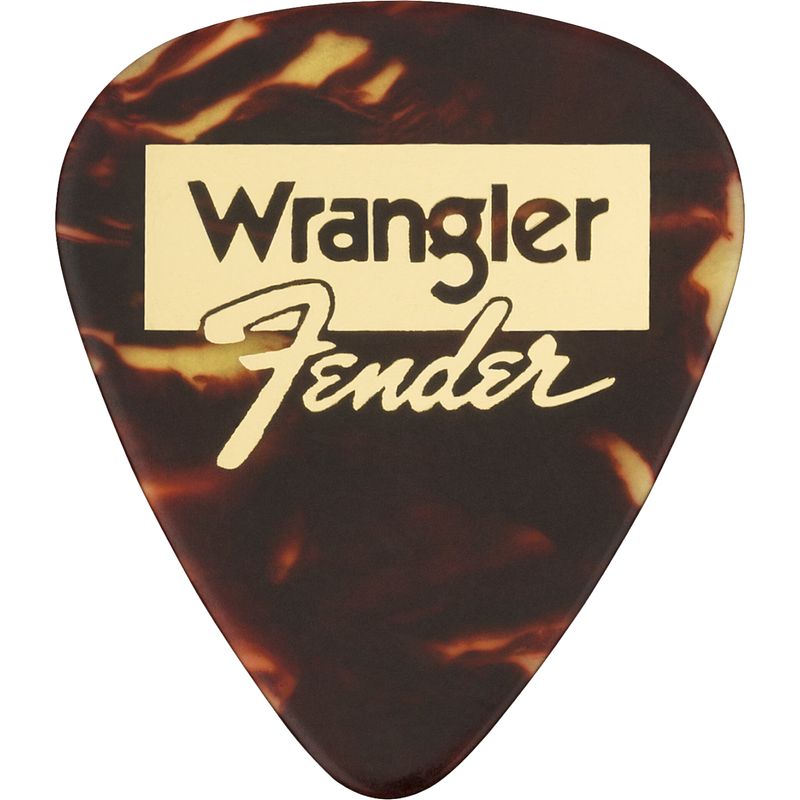 Foto van Fender x wrangler® picks 351 tortoise (set van 8)