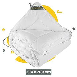 Foto van Sleep comfy - white soft series - all year dekbed enkel 200x200 cm - anti allergie dekbed - tweepersoons dekbed