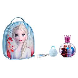 Foto van Frozen ii geschenkset - eau de toilette 100 ml & lipgloss - met rugzakje