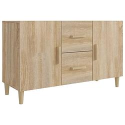 Foto van Vidaxl dressoir 100x36x60 cm bewerkt hout sonoma eikenkleurig