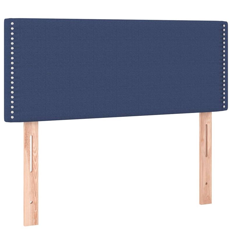 Foto van The living store hoofdbord - klassiek - blauw - 100x5x78/88cm - duurzaam materiaal