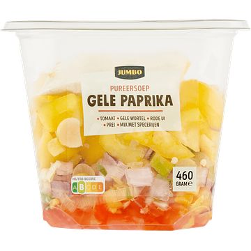 Foto van Jumbo verse gele paprikasoep 460g