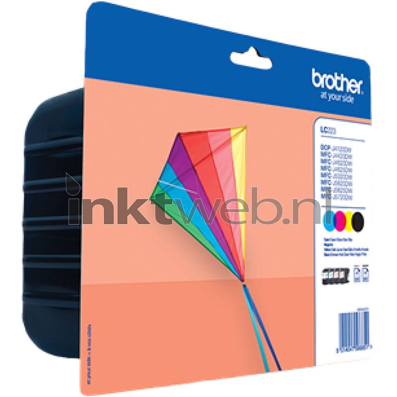 Foto van Brother lc-223 multipack zwart en kleur cartridge