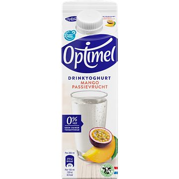 Foto van Optimel drinkyoghurt mango passievrucht 0% vet 1 x 500ml bij jumbo