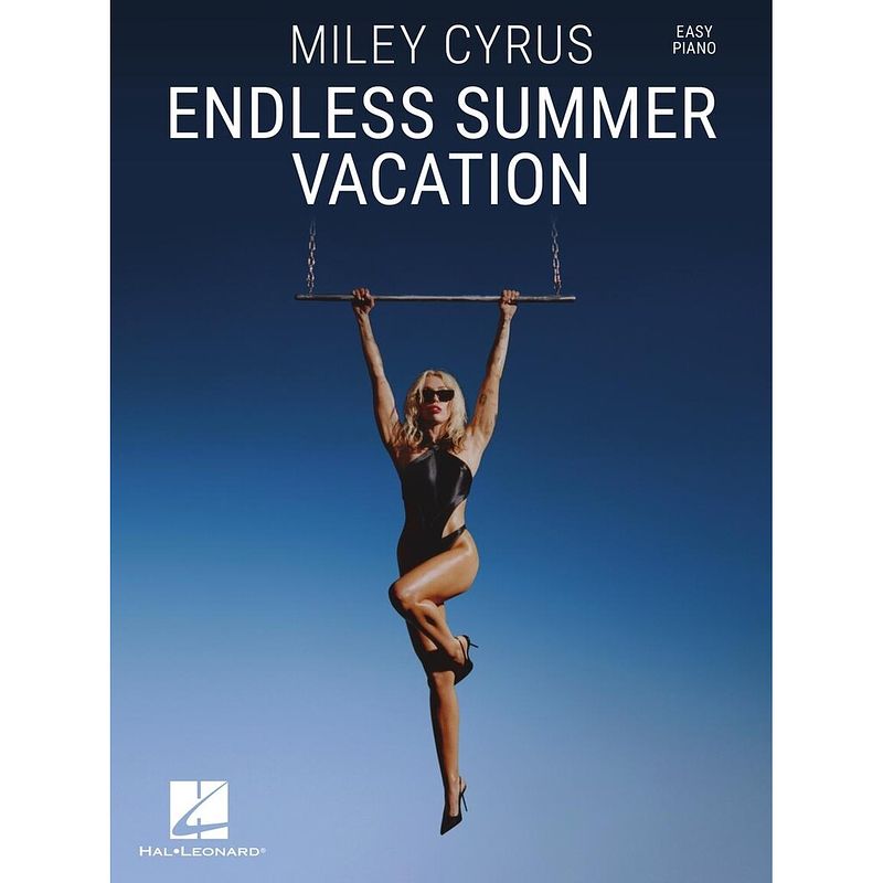 Foto van Hal leonard miley cyrus - endless summer vacation easy piano