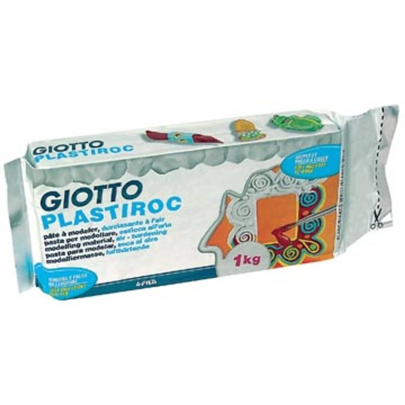 Foto van Giotto plastiroc boetseerpasta, pak van 1 kg, wit