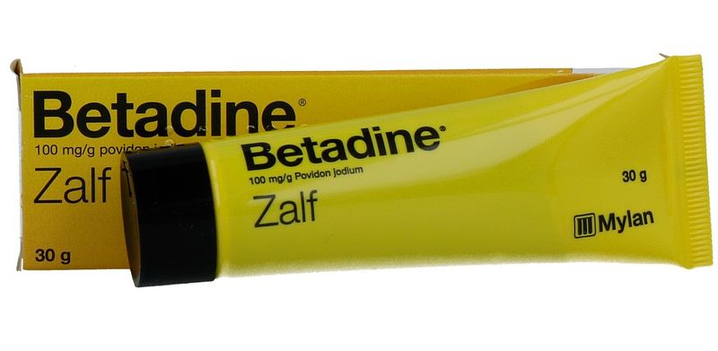 Foto van Betadine zalf tube 30gr