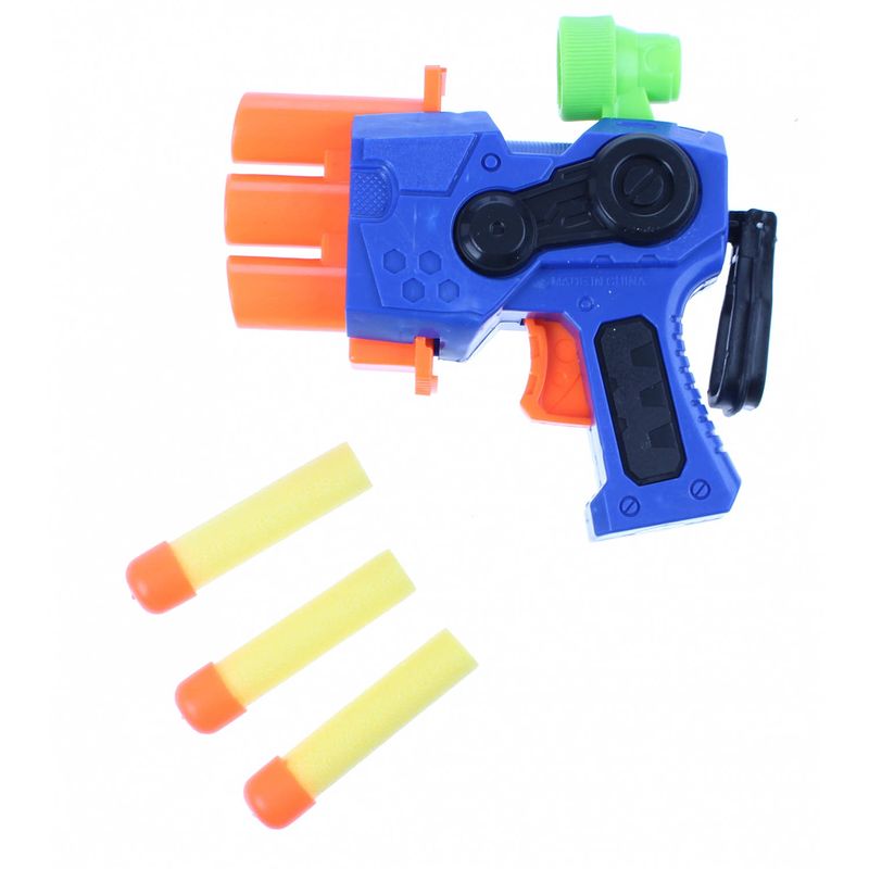 Foto van Toi-toys x-sight foam blaster met darts 14 cm blauw