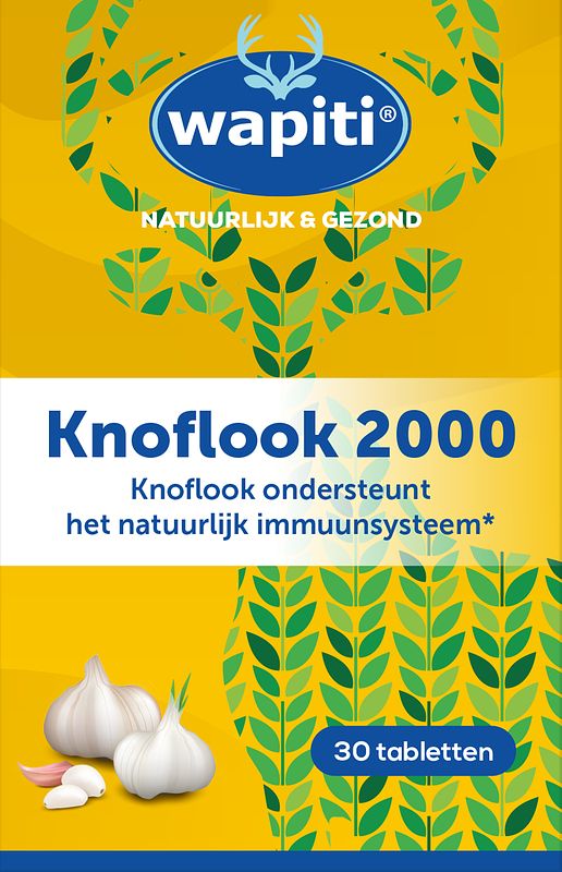 Foto van Wapiti knoflook 2000 tabletten