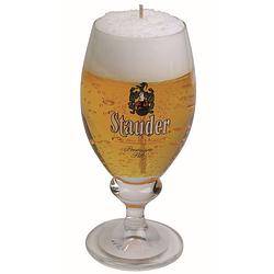 Foto van Bierglas gadget/kado bierkaars - duits bier - h15 cm - vaderdag/verjaardag - geurkaarsen