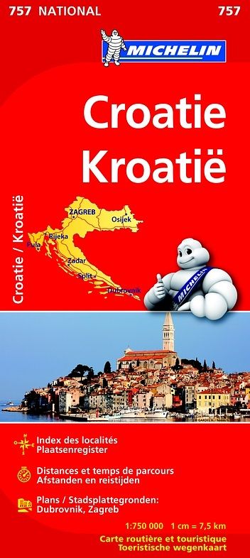 Foto van Michelin 757 kroatië - paperback (9782067259126)