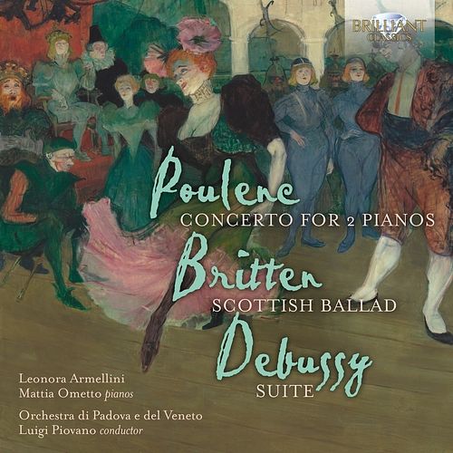 Foto van Poulenc, britten, debussy: concerto for 2 pianos, - cd (5028421961637)