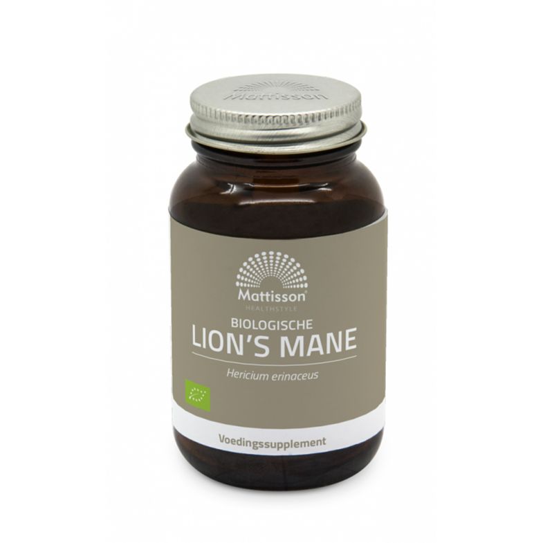 Foto van Mattisson healthstyle lion's mane 500mg capsules