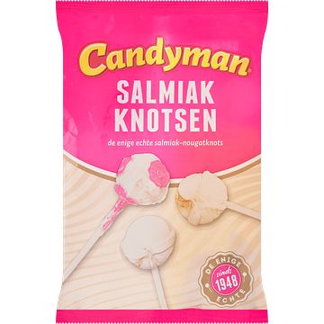 Foto van Candyman salmiakknotsen 125g bij jumbo