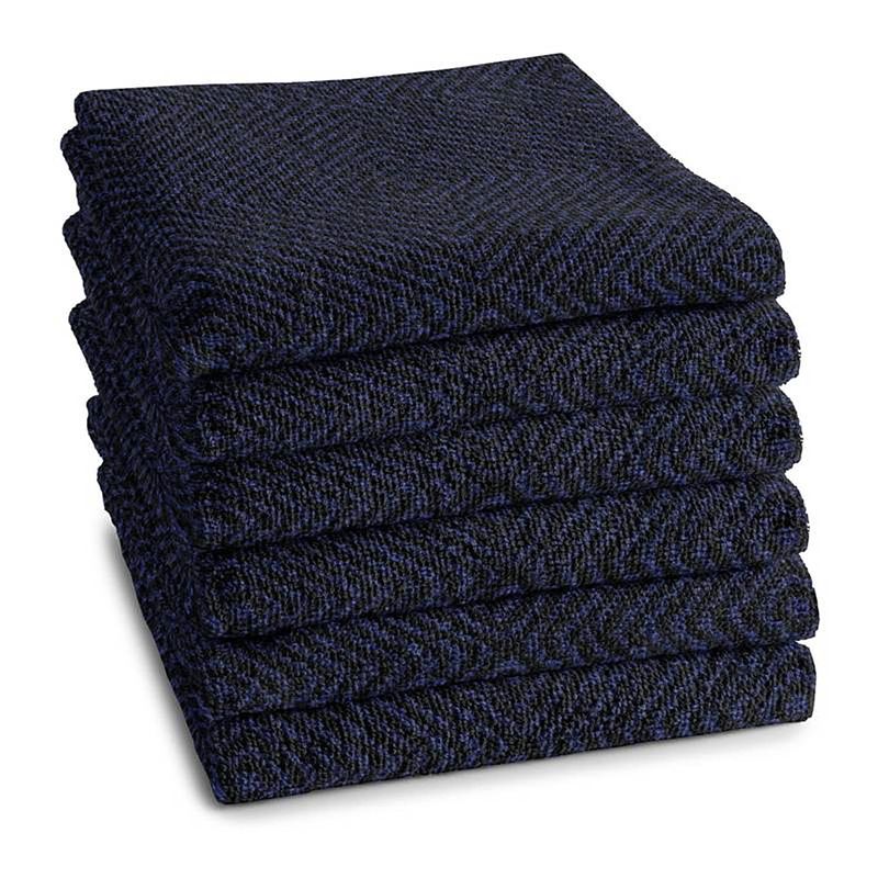 Foto van Ddddd cisis keukendoek (set van 6) - 100% katoen - navy