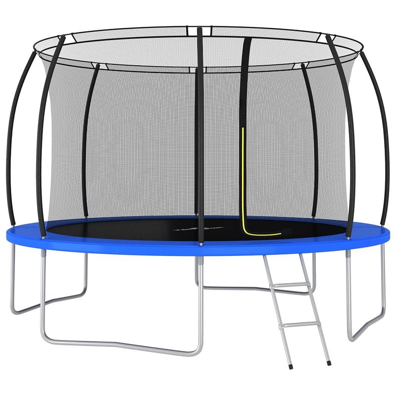 Foto van Vidaxl trampolineset rond 150 kg 366x80 cm