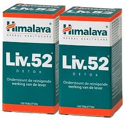 Foto van Himalaya herbals liv. 52 detox tabletten voordeelverpakking