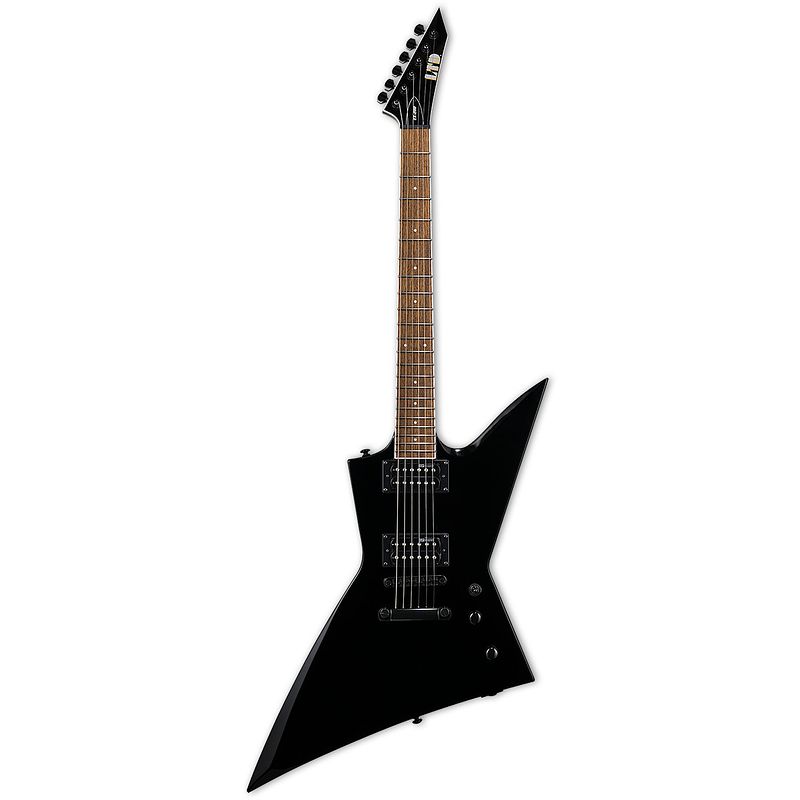 Foto van Esp ltd ex-200 black elektrische gitaar