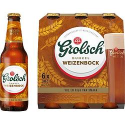 Foto van Grolsch weizen bock fles 6x330ml aanbieding bij jumbo | 2e halve prijs