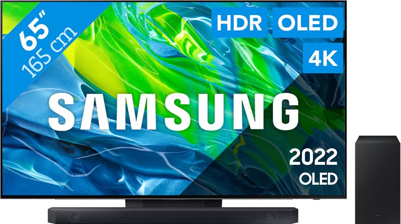 Foto van Samsung oled 65s95b (2022) + soundbar