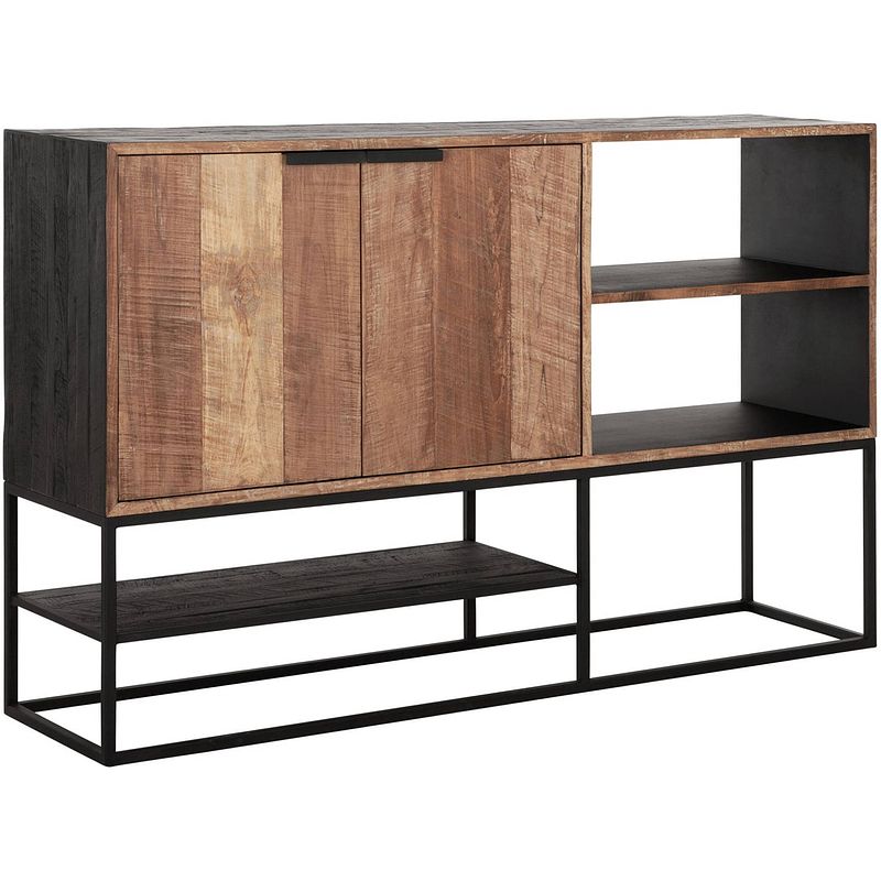 Foto van Dtp home dresser cosmo no.1 small, 2 doors, 2 open racks,100x160x40...