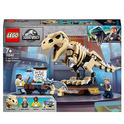 Foto van Lego jurassic world tentoonstelling dinosaurusfossiel van t. rex - 76940