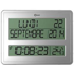 Foto van Orium by cep digitale radiogestuurde klok en kalender, zilver