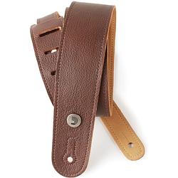 Foto van D'saddario 20gl01 leren gitaarband slim garment leather bruin