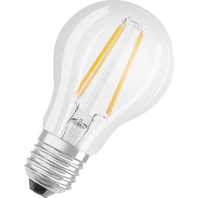 Foto van Osram 4058075466517 led-lamp energielabel e (a - g) e27 peer 6.5 w = 60 w neutraalwit (ø x l) 60 mm x 105 mm 5 stuk(s)