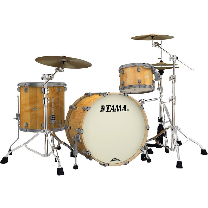 Foto van Tama me32czus-vglm starclassic maple gloss natural movingui 3d. shellset smoked black nickel