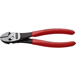 Foto van Knipex twinforce 73 71 180 werkplaats kracht-zijsnijtang met facet 180 mm