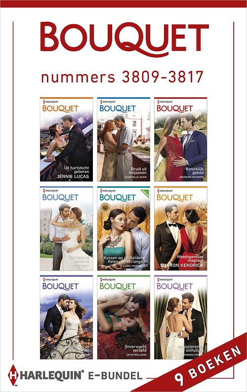 Foto van Bouquet e-bundel nummers 3809 - 3817 (9-in-1) - amanda cinelli - ebook (9789402526639)