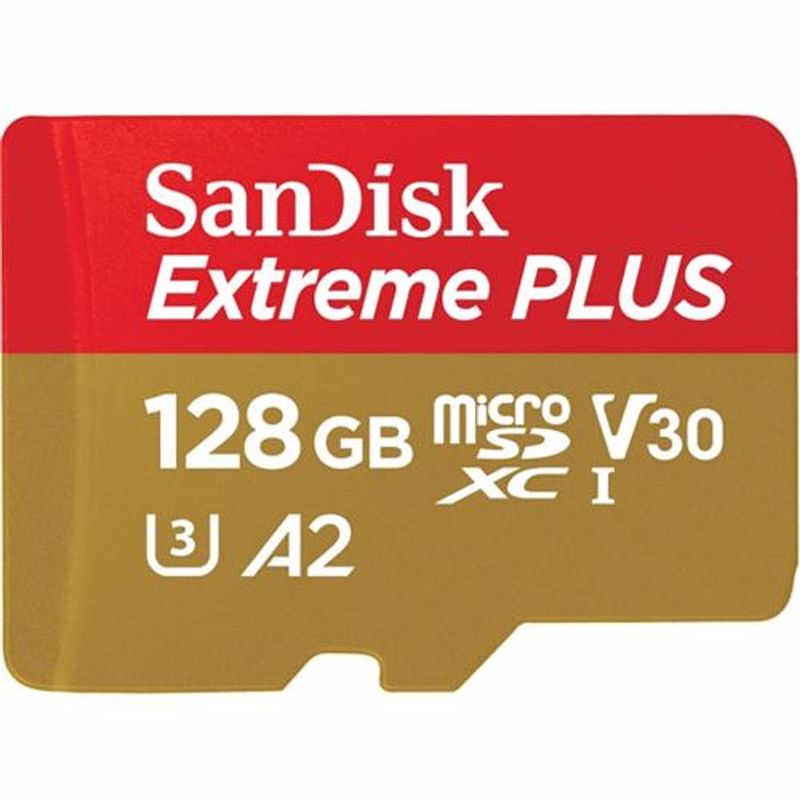 Foto van Sandisk micro sd geheugenkaart 128gb extreme plus