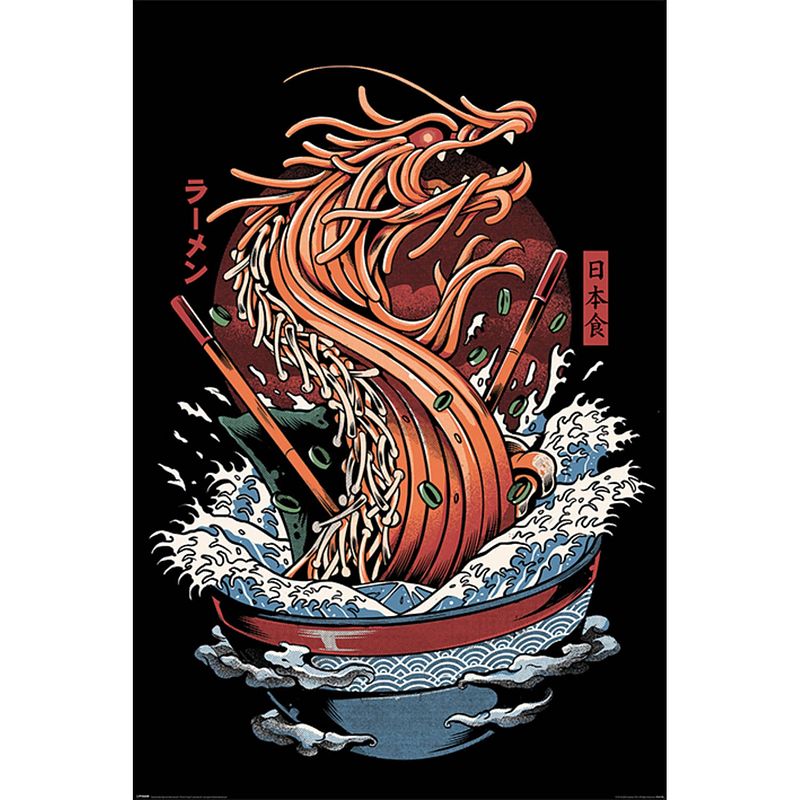 Foto van Pyramid ilustrata dragon ramen poster 61x91,5cm