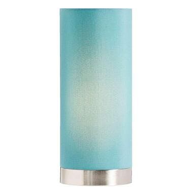 Foto van Lucide tafellamp fabric - blauw - leen bakker
