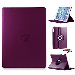 Foto van Ipad hoes air 2 hem cover paars met uitschuifbare hoesjesweb stylus - ipad hoes, tablethoes