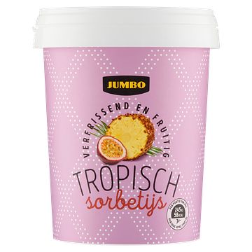 Foto van Jumbo tropisch sorbetijs 275g