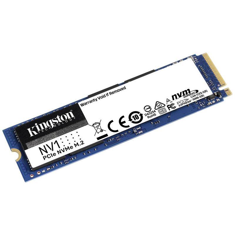 Foto van Kingston nv1 250 gb interne m.2 ssd pcie nvme 4.0 x4 snvs/250g