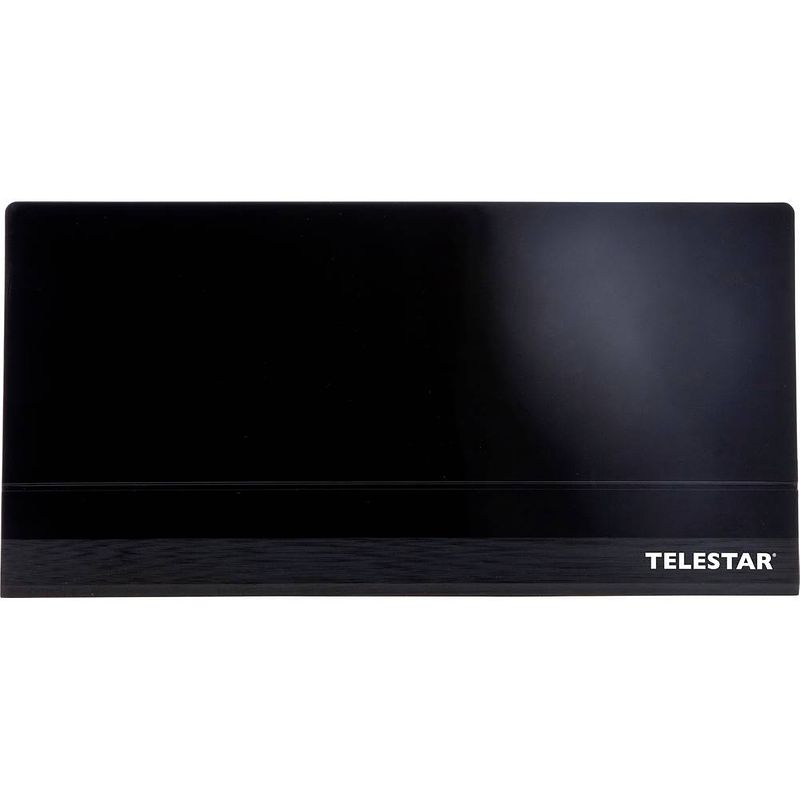 Foto van Telestar antenna 9 actieve dvb-t/t2 platte antenne binnen versterking: 45 db zwart